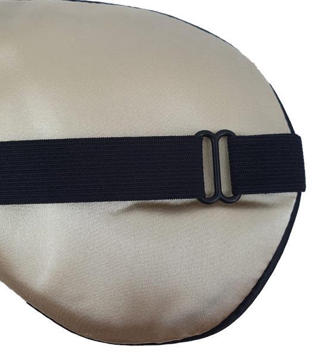 Slaapmaskers Extra Zacht Satijn – 2 Stuks - Beige & Turquoise - Thuis - Slaapmasker - Verduisterend - Onderweg - Vliegtuig - Festival - Slaapcomfort - oDaani — afbeelding 4