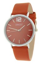 Mandarijn rood-oranje Ernest dameshorloge - 40 mm