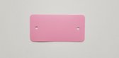 PVC-labels 54x108mm roze met 2 gaten - per doosje van 1000 stuks
