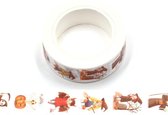Witte Washi Tape - Halloween thema | 15mm x 10m.
