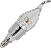 SPL LED Kaars lamp Tip - 4.5W / DIMBAAR (ZILVER)