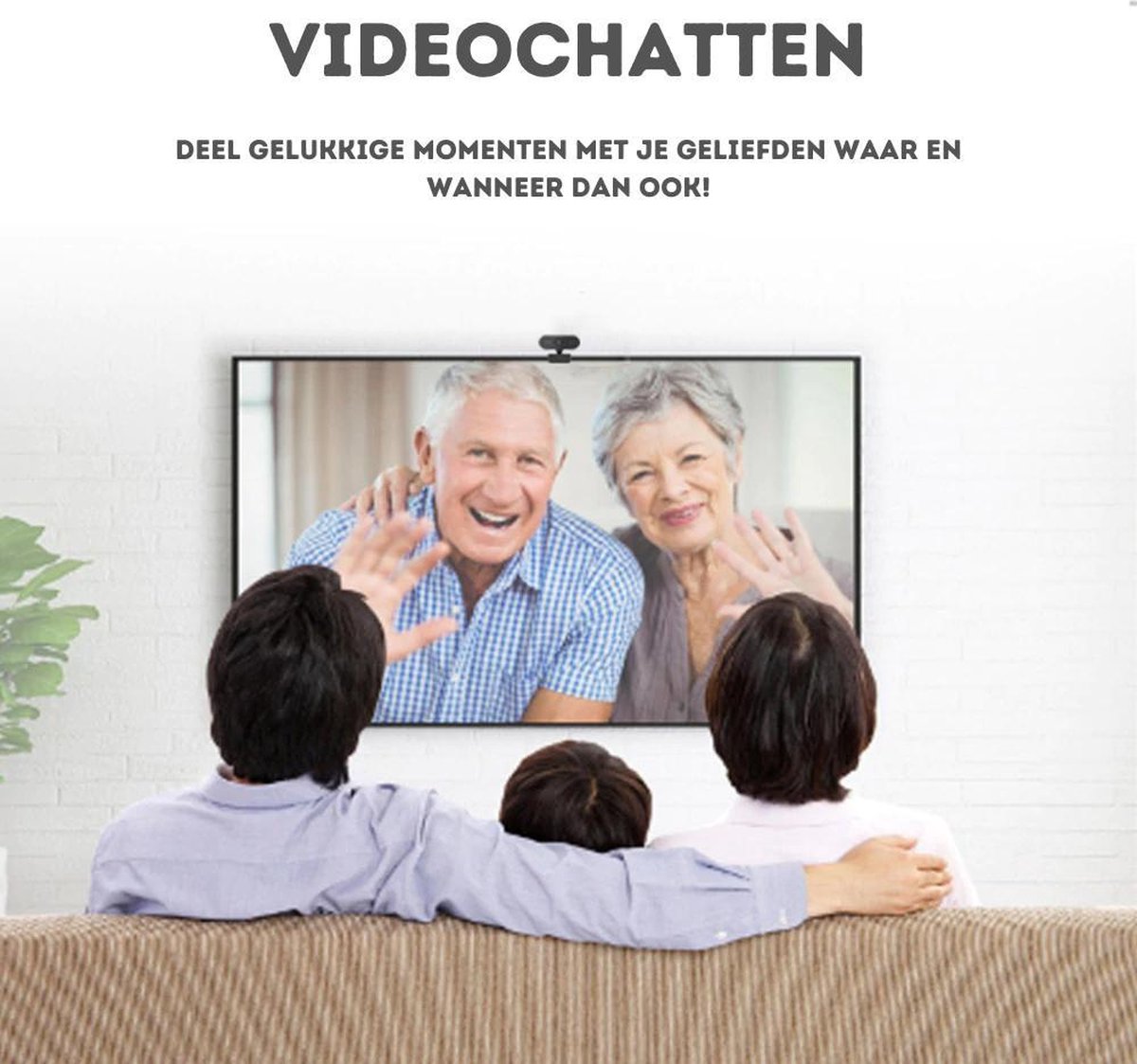 Full HD Webcam 1080p USB met Microfoon en Autofocus thumbnail 4