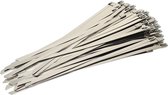 RVS Kabelbinders 7,9 x 300 mm   -  zak 100 stuks   -  Tiewraps   -  Binders