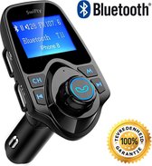 FM Transmitter Carkit Bluetooth Draadloze / handsfree bellen in de auto / MP3 speler mobiel / AUX input / lader / USB Flash drive / muziek / audio / radio / TF kaart / carkit adapter - Swifty
