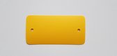 PVC-labels 54x108mm geel met 2 gaten - per doosje van 1000 stuks
