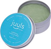 Juuls Vegan Care - Vegan Voetenscrub - Pepermuntolie - Menthol - Tea Tree Olie - Zonder Parabenen - Halal - Duurzaam - Zero Waste - Blikje - 80 ml