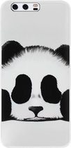 ADEL Siliconen Back Cover Softcase Hoesje Geschikt voor Huawei P10 Plus - Panda