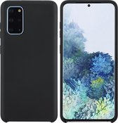 Samsung Galaxy S20 Plus zwart Backcover hoesje - silicone- 8719273311615
