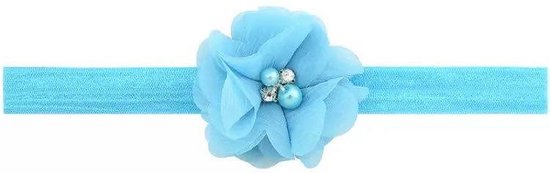 Serre - tête pour Bébé avec Bloem, Tout - petit et enfant en bas âge - Bébé - Bébé Accessoires pour cheveux - Bandeau Bébé - enfant / enfant en bas âge hairband - Turquoise