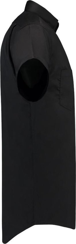 Tricorp 701003 Werkhemd Korte Mouw Basis - Zwart - 3XL