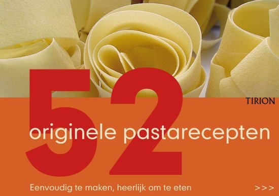 Cover van het boek '52 originele pastarecepten'