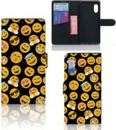 Flip Cover Geschikt voor Samsung Xcover Pro Telefoon Hoesje Emoji