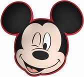 Disney Kussen Mickey Mouse 35 Cm Polyester Zwart/rood