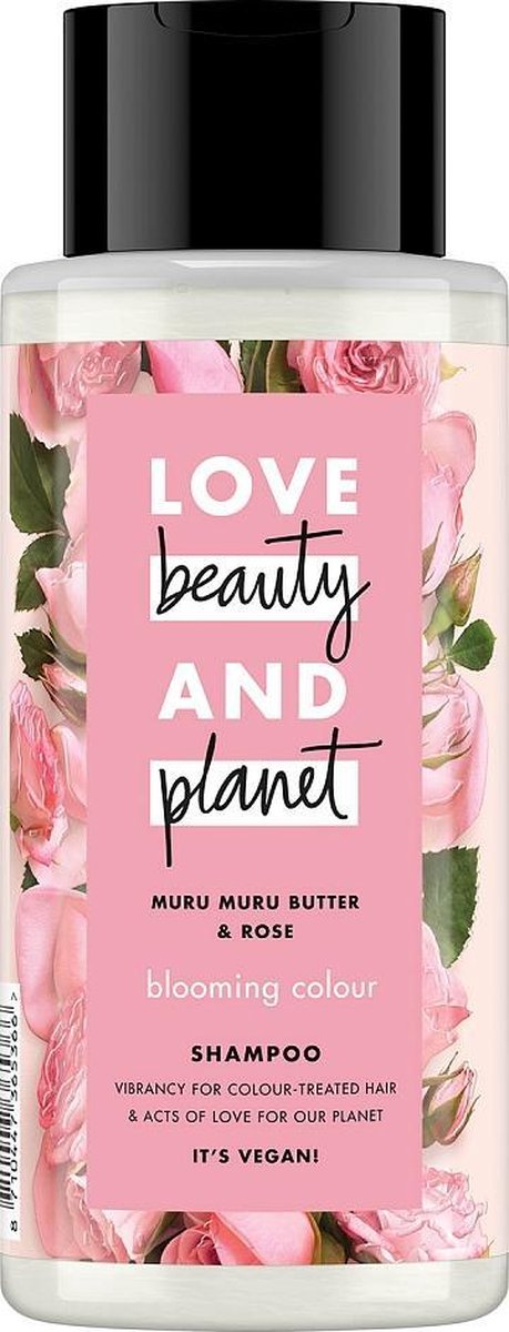 Love Beauty And Planet - Blooming Colour Shampoo Muru Muru Butter And Rose - Shampoo For Dyed Hair With Pink Oil And Muru Muru Butter