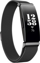 iMoshion Bandje Geschikt voor Fitbit Inspire - iMoshion Milanese Watch bandje - Zwart