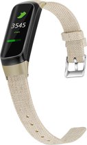 Samsung Galaxy Fit bandje - iMoshion Nylon Activity tracker bandje - Grijs