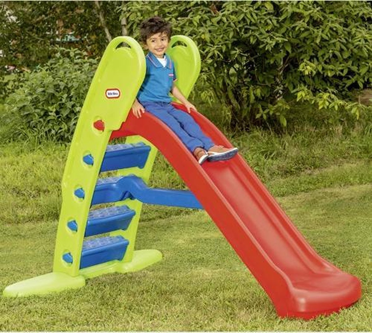 Little Tikes Primary Reuze Glijbaan - Groen — afbeelding 4