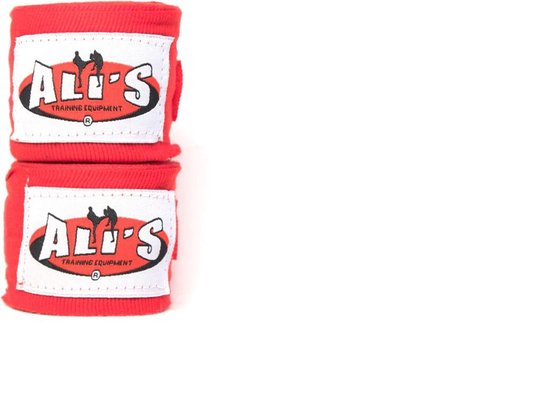 Ali's fightgear bandage boksen kleur rood 2 paar - 460 cm - Ali's