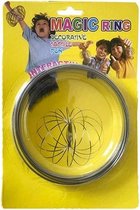 Swirly Loop Magische Ring RVS op blister 13cm