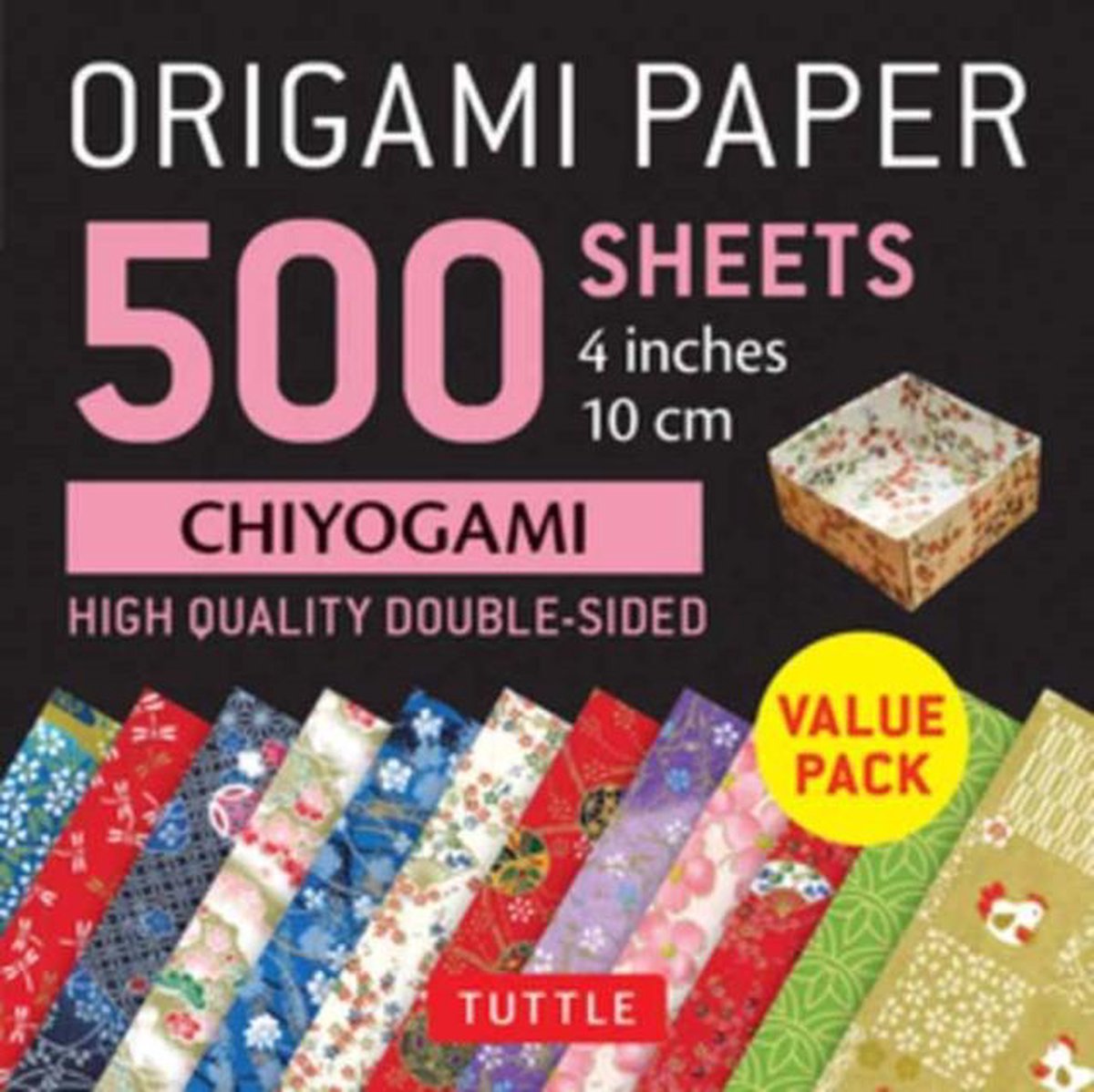 Origami Paper 500 sheets Chiyogami Patterns 4 (10 cm): Tuttle Origami Paper