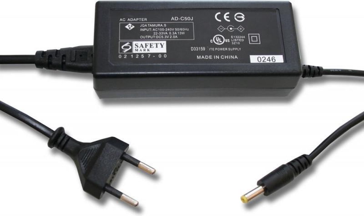 Camera voedingsadapter compatibel met Casio AD-C50J