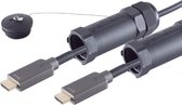 S-Impuls Gepantserde actieve optical fiber HDMI kabel - versie 2.0 (4K 60Hz HDR) - 7,5 meter
