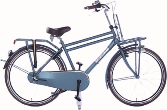 nicotine Spit Clan static transporter kinder fiets 24 inch - 3 versnellingen - blauw | bol.com