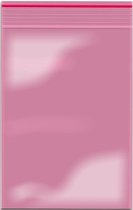 100x Gripzakjes 40 x 60mm Pink Tinted/ Roze Tint 60 micron