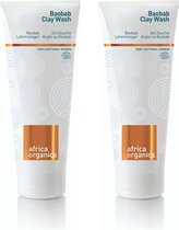 Africa Organics Baobab Clay Wash (210 ml) - 2-pack