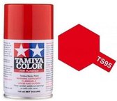 Tamiya TS-95 Pure Red - Metallic - Gloss - Acryl Spray - 100ml Verf spuitbus