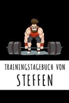 Trainingstagebuch von Steffen: Personalisierter Tagesplaner f�r dein Fitness- und Krafttraining im Fitnessstudio oder Zuhause