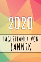 2020 Tagesplaner von Jannik: Personalisierter Kalender für 2020 mit deinem Vornamen