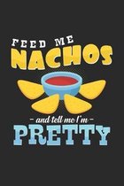 Feed me nachos: 6x9 Nachos - dotgrid - dot grid paper - notebook - notes
