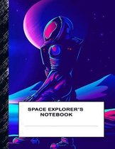 Space Explorer's Notebook: Boys' and Girls Fun Handwriting and Printing Practice Notebook for Grades K-2-3