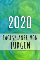 2020 Tagesplaner von Jürgen: Personalisierter Kalender für 2020 mit deinem Vornamen