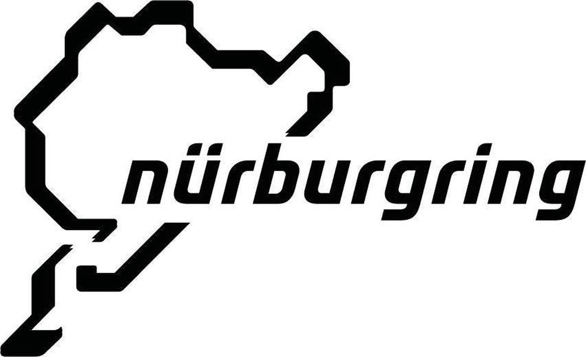 Muursticker4sale Nürburgring logo sticker - Muursticker4sale