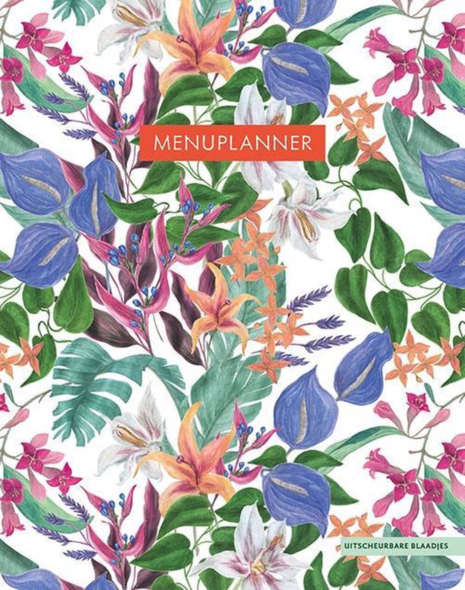 Menuplanner - Tropical Flowers - ZNU