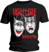 Motley Crue Heren Tshirt -S- Theatre Of Pain Cry Zwart