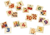 Selecta Spielzeug Memoryspel Numero Junior Hout 20-dellig