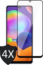 Screenprotector geschikt voor Samsung Galaxy A31 - 4x FullGuard Glas Screen Protector