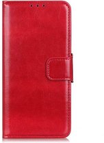 Samsung Galaxy Note 20 hoesje - Wallet bookcase - Rood - GSM Hoesje - Telefoonhoesje Geschikt Voor: Samsung Galaxy Note 20