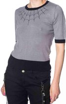 Banned Pullover/trui -XL- TARANTULA WEB Grijs