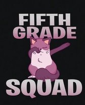 Fifth Grade Squad: Dabbing Fox Composition Notebook Wide Rule Boys Or Girls 7.5'' x 9.25 120 Pages