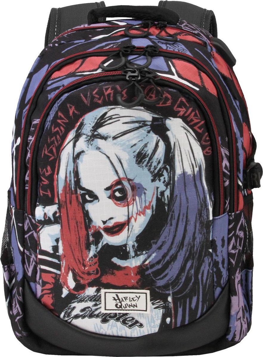DC - Harley Quinn Crazy - Sac à dos - Multi - Hauteur 44cm | bol.com