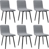 Eetkamerstoelen set 6 stuks  (Incl LW anti kras viltjes) - Eetkamer stoelen - Extra stoelen voor huiskamer - Dineerstoelen – Tafelstoelen