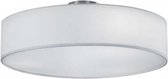 LED Plafondlamp - Plafondverlichting - Trion Hotia - E27 Fitting - 3-lichts - Rond - Mat Wit - Aluminium