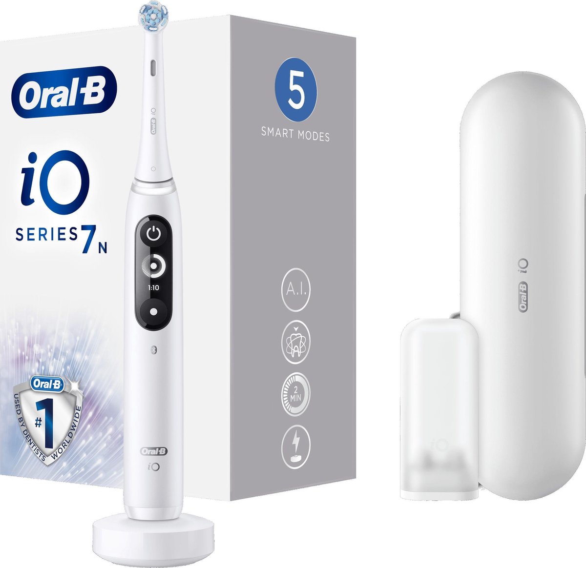 Oral-B iO 7n - Elektrische Tandenborstel - Wit - Oral B