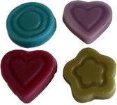 Waxmelts diverse geuren - Multicolor - Set van 20