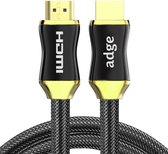 Adge® - HDMI Kabel 2.0 Gold Plated  - High Speed Cable - Full HD 1080p - HDMI naar HDMI - Male to Male  - Voor TV, PC, Laptop, Beamer, Tablet, Beeldscherm,  PS3, PS4 en XBOX - 18GBPS - 3D - 4