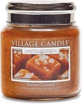 Village Candle Village Geurkaars Golden Caramel | boter zeezout vanille bruine suiker - medium jar
